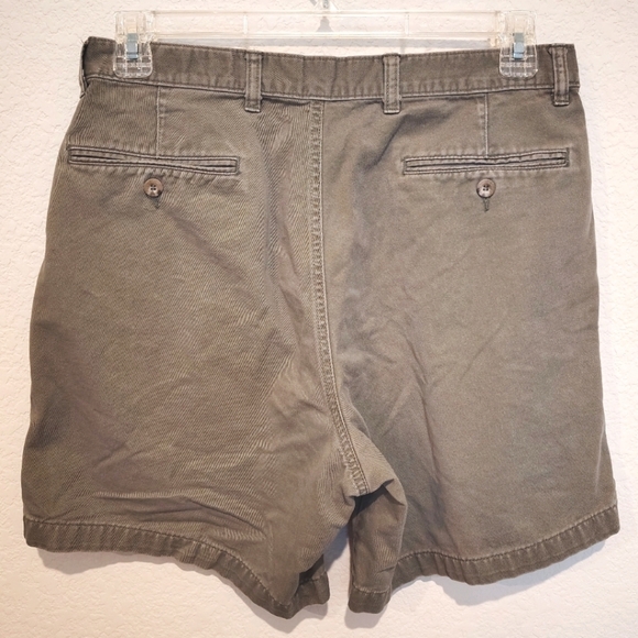 Eddie Bauer Vintage Y2K Men's 100% Cotton Flat Front Shorts - Picture 2 of 3